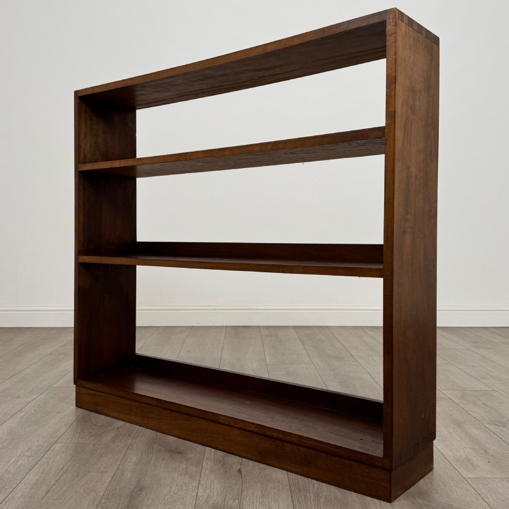 Antique 20th Century Simple Mahogany Bookcase  View IV