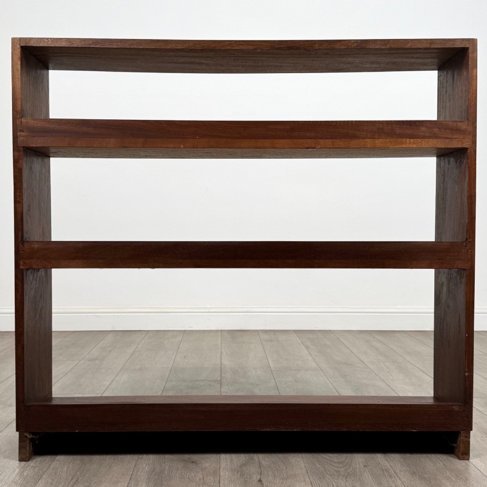 Antique 20th Century Simple Mahogany Bookcase  View VII