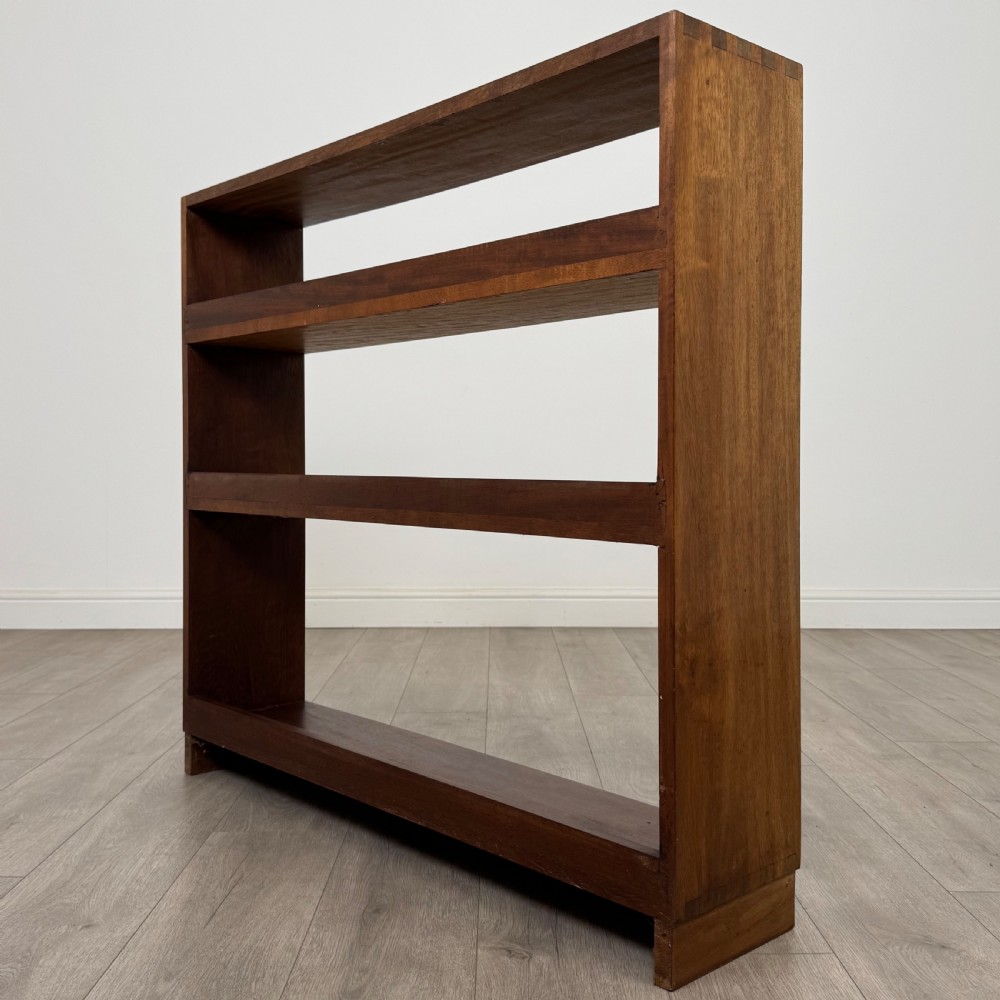 Antique 20th Century Simple Mahogany Bookcase  View VIII