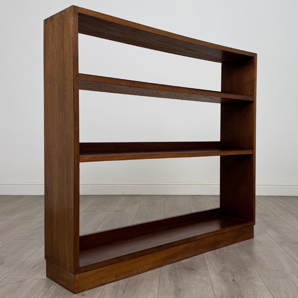 Antique 20th Century Simple Mahogany Bookcase  View IX