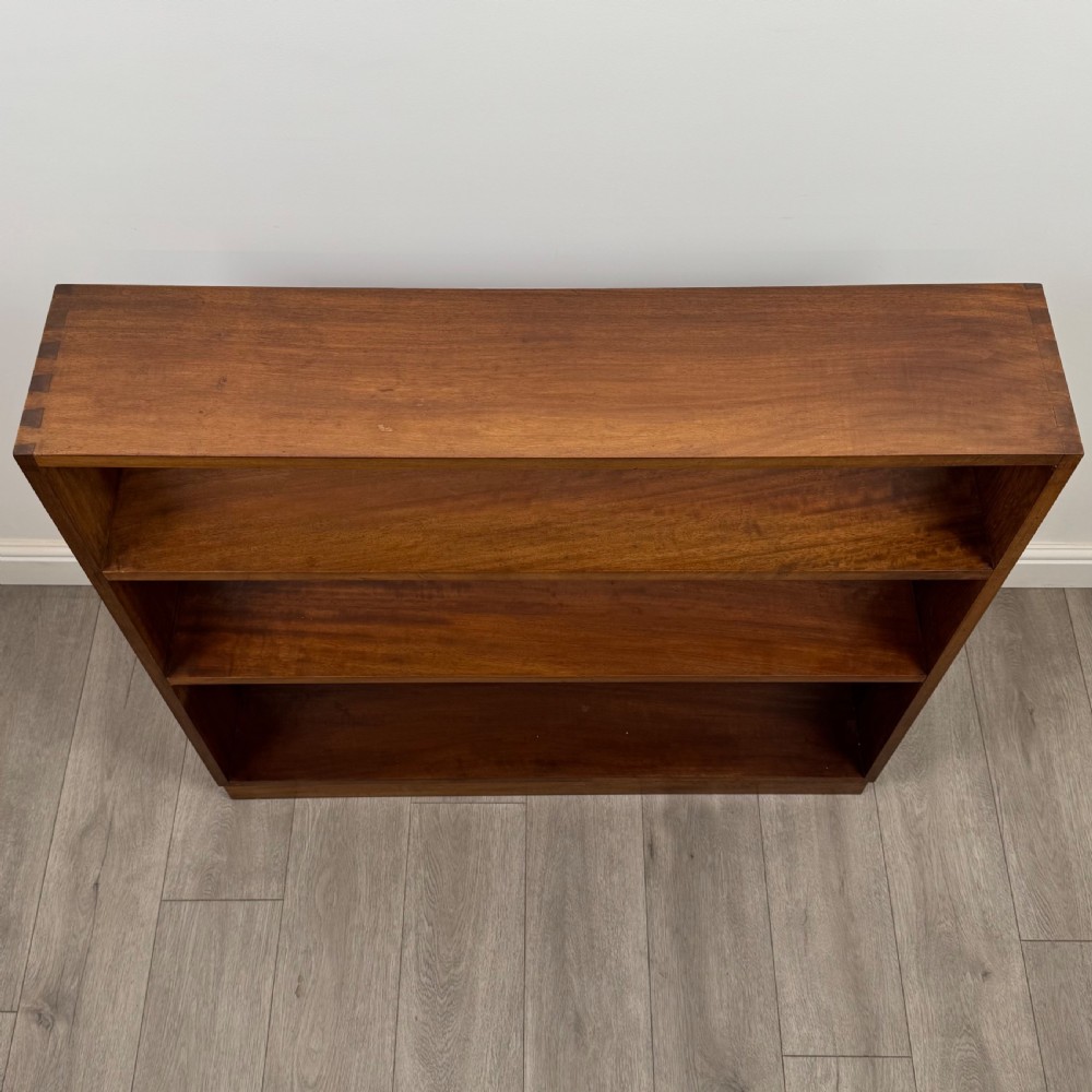 Antique 20th Century Simple Mahogany Bookcase  View XI