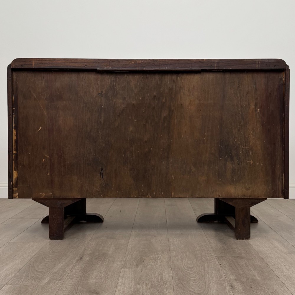 Antique 20th Century Art Deco Style Sideboard In Oak  View VI