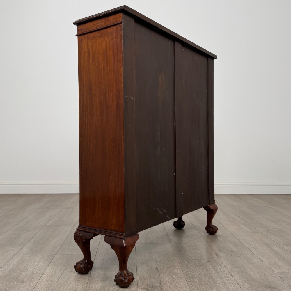 Antique 20th Century Small Mahogany Display Cabinet  View V