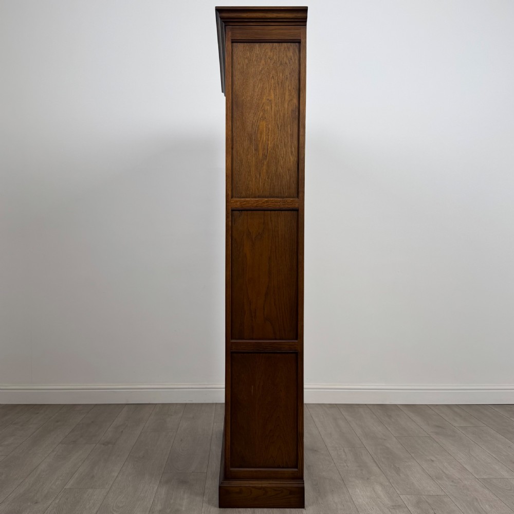 Antique 20th Century Good Quality Open Bookcase In Oak  View IV
