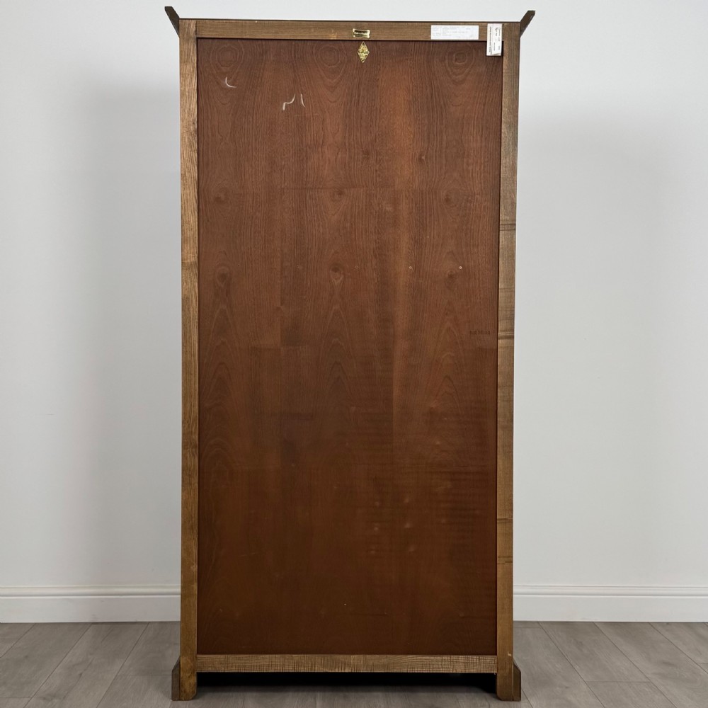 Antique 20th Century Good Quality Open Bookcase In Oak  View VI