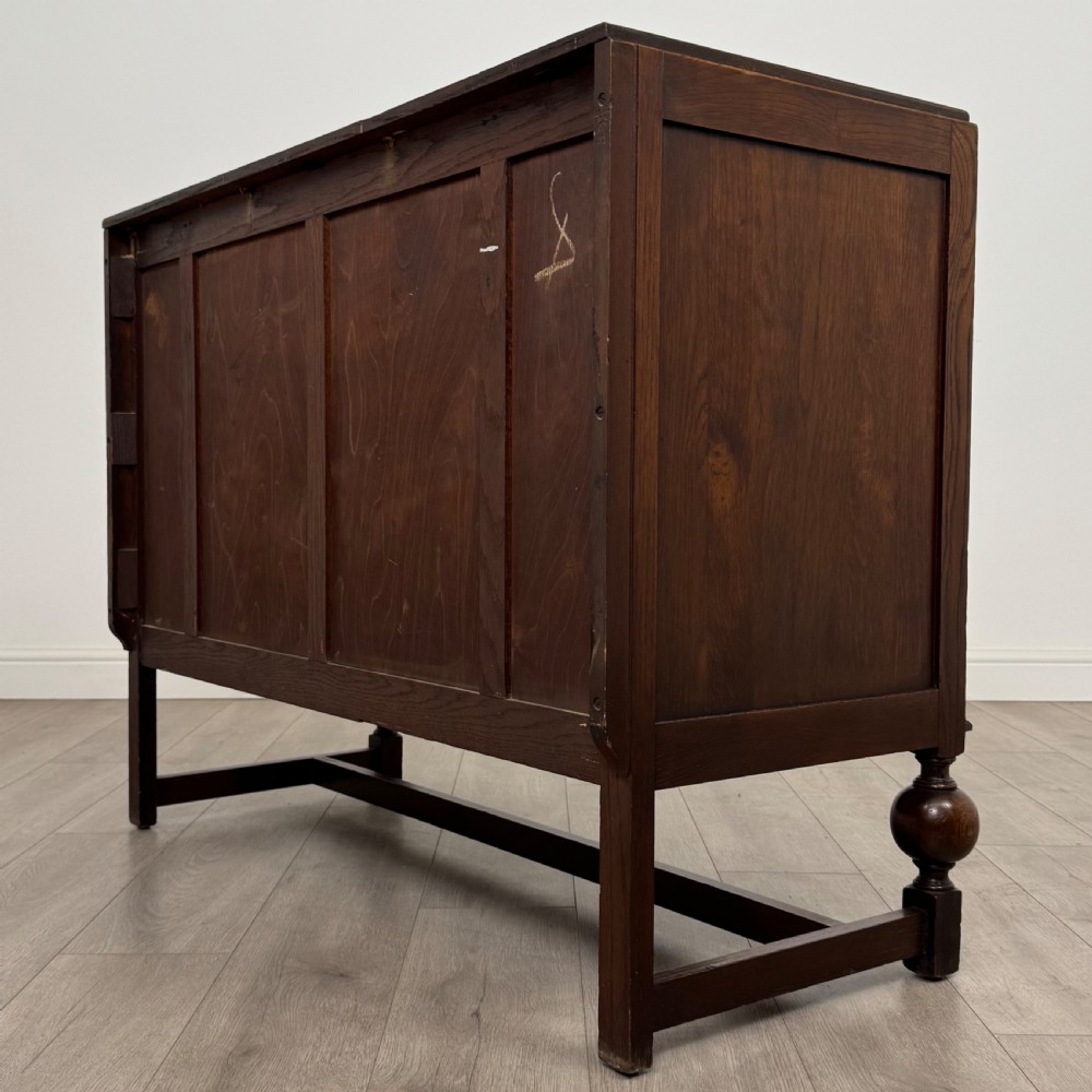  Antique 20th Century Good Quality Sideboard In Oak View VII