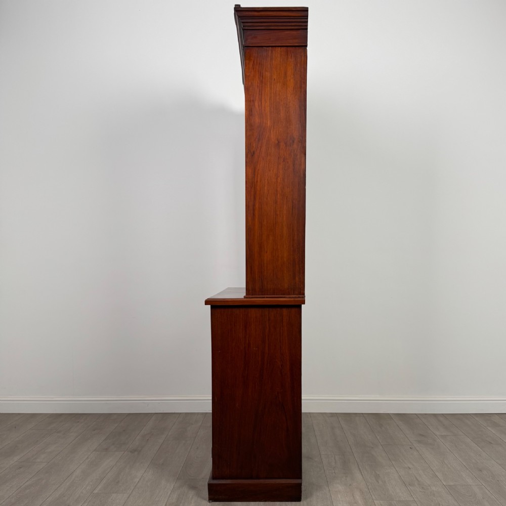 Antique 20th Century Good Quality Bookcase In Walnut  View V