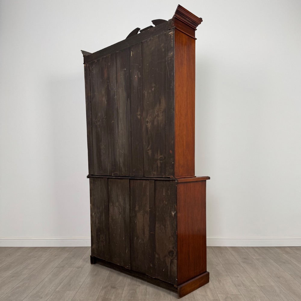 Antique 20th Century Good Quality Bookcase In Walnut  View VIII