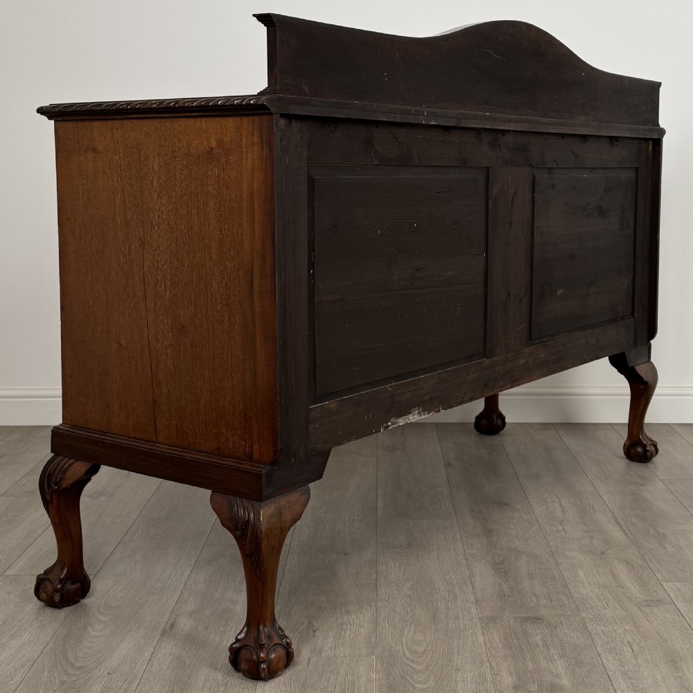 Antique 20th Century Good Quality Sideboard In Mahogany  View V