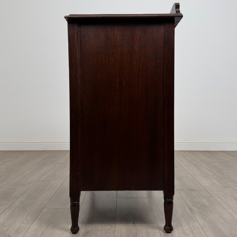 Antique 20th Century Good Quality Chest Of Drawers In Oak View III