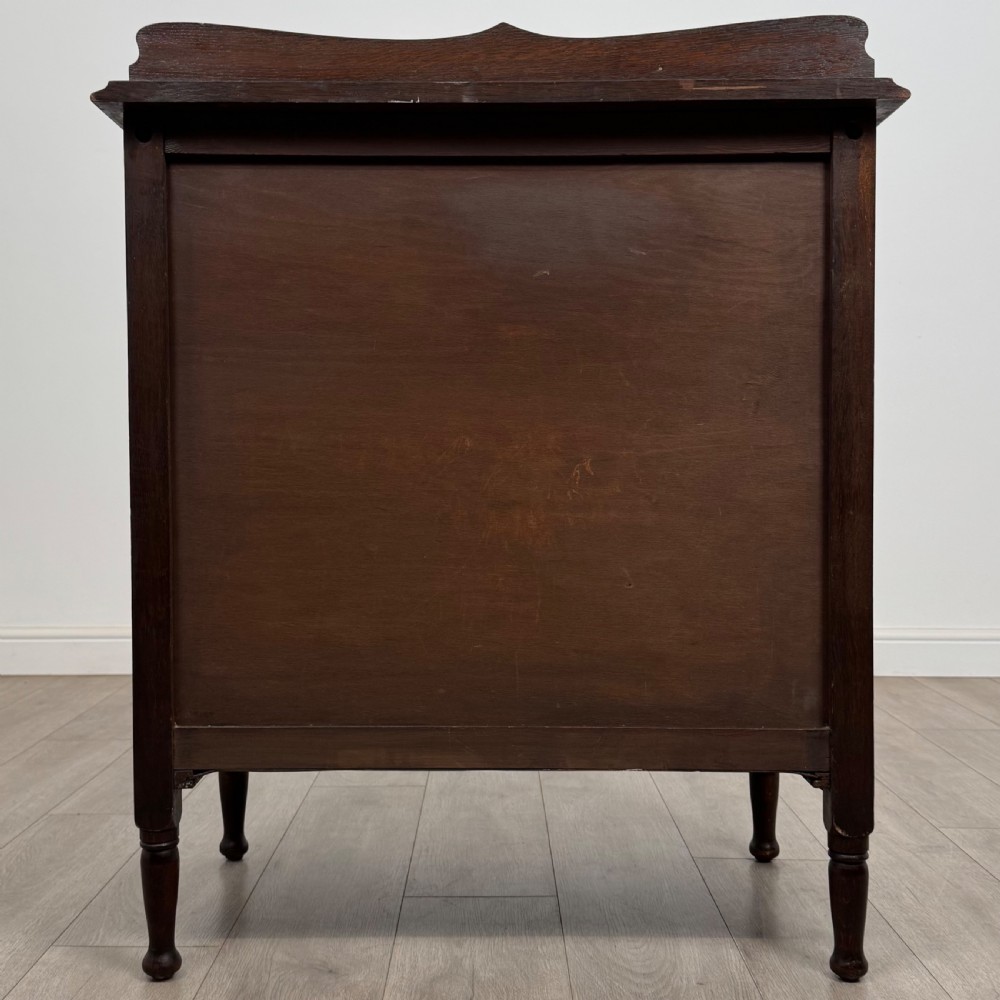 Antique 20th Century Good Quality Chest Of Drawers In Oak View V