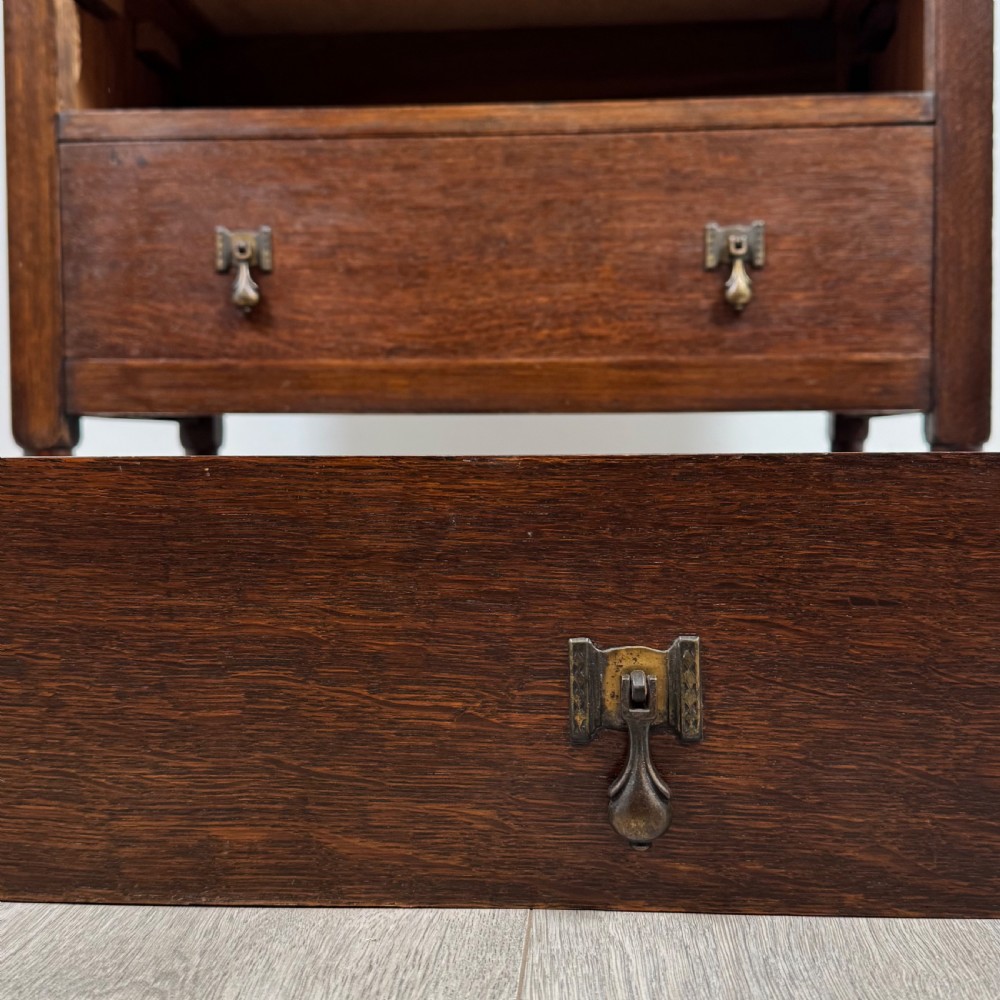 Antique 20th Century Good Quality Chest Of Drawers In Oak View XI