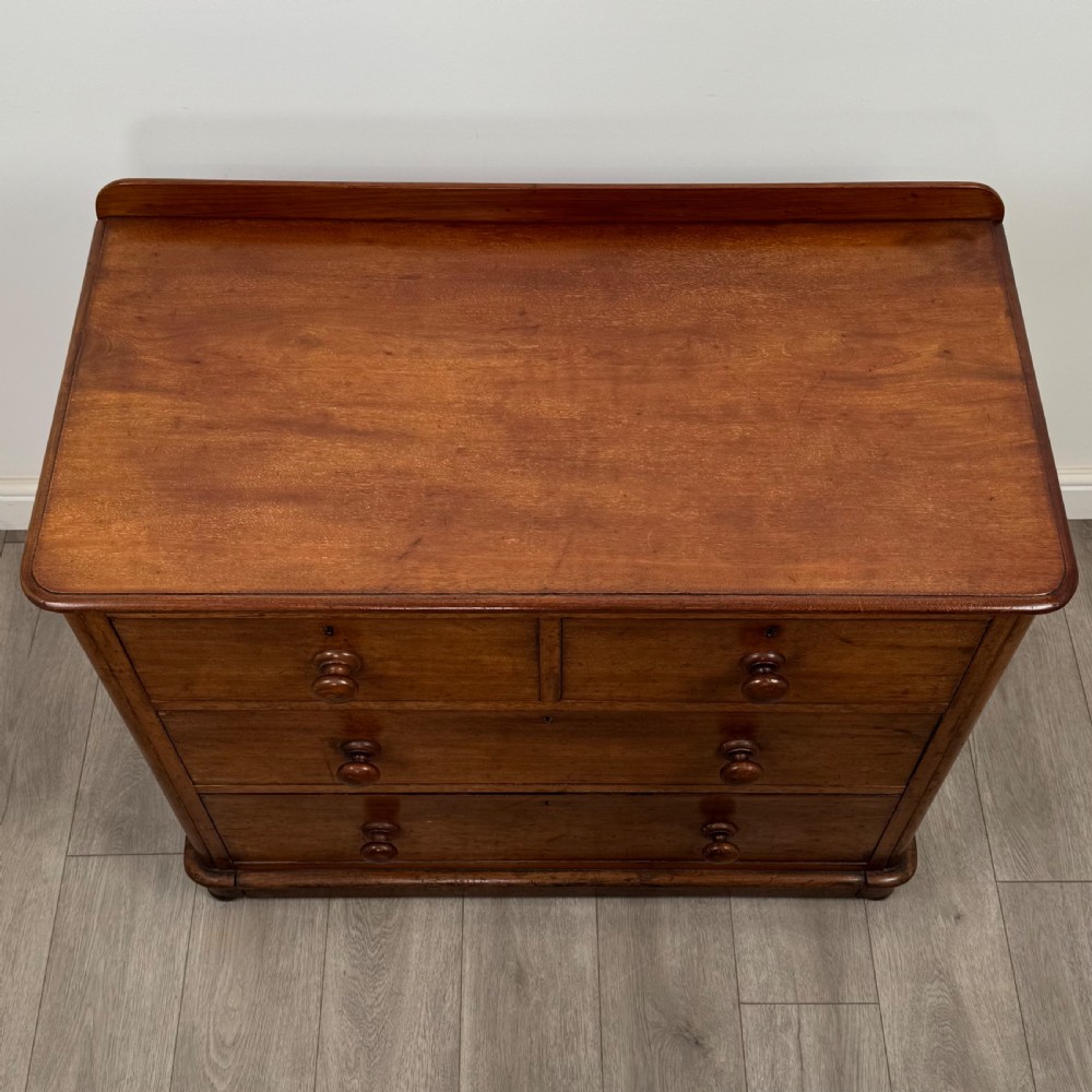 Antique 19th Century Fine Quality Chest Of Drawers In Mahogany  View IX
