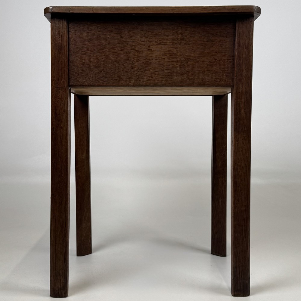 Antique 20th Century Storage Box On Stand In Oak 
