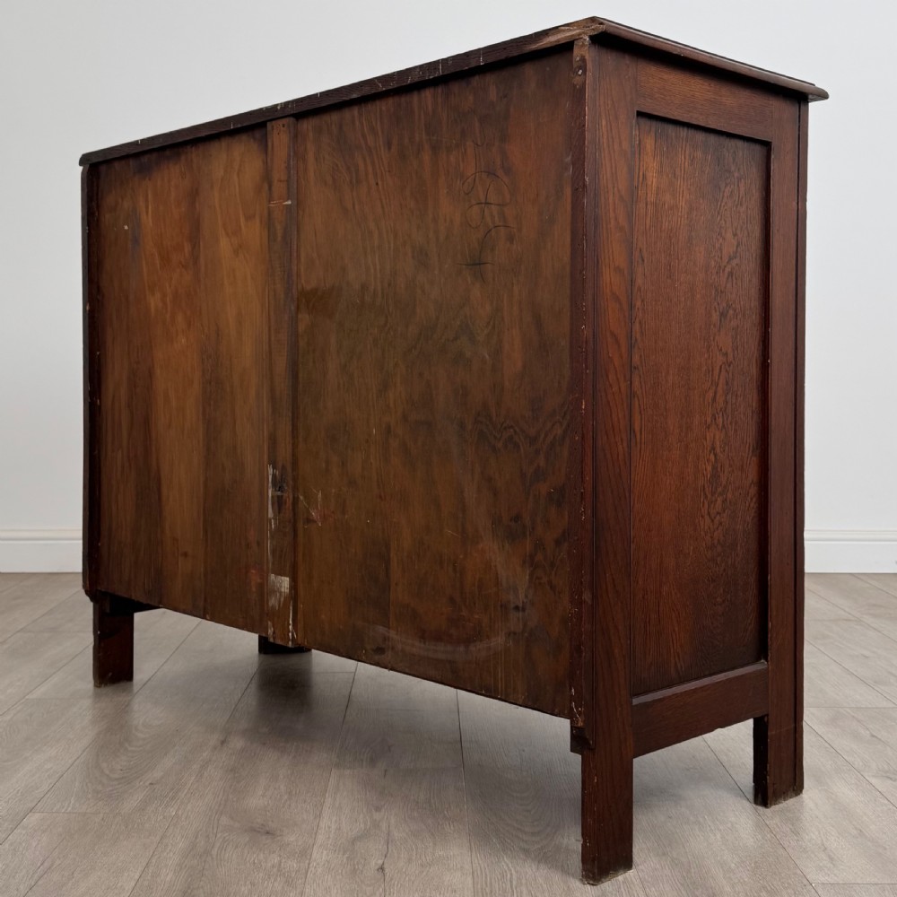 Antique 20th Century Good Quality Cupboard In Oak  View VII