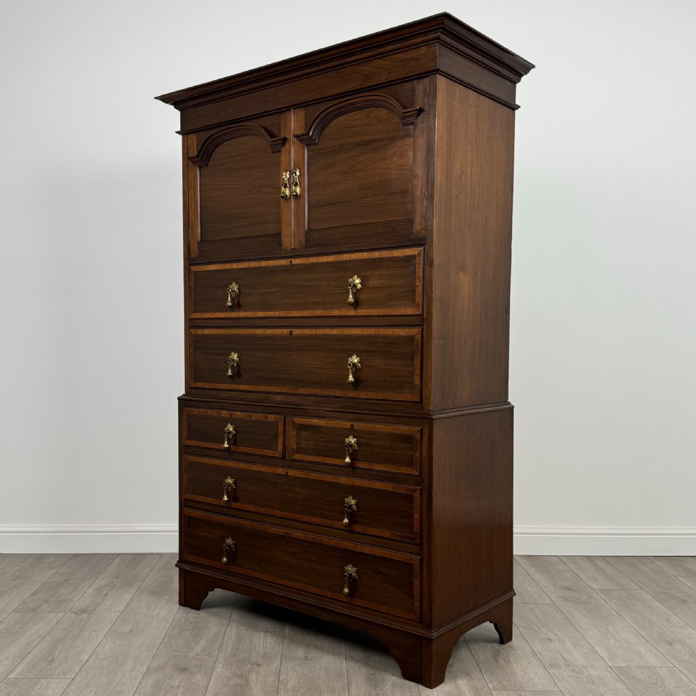 Antique 20th Century Unusual Chest Of Drawers In Mahogany  View III