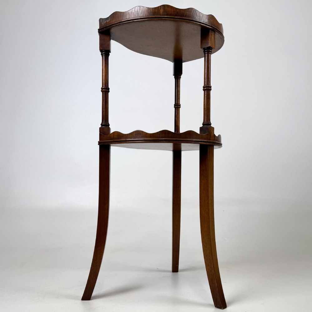 Antique 20th Century Small Mahogany Side Table View IV