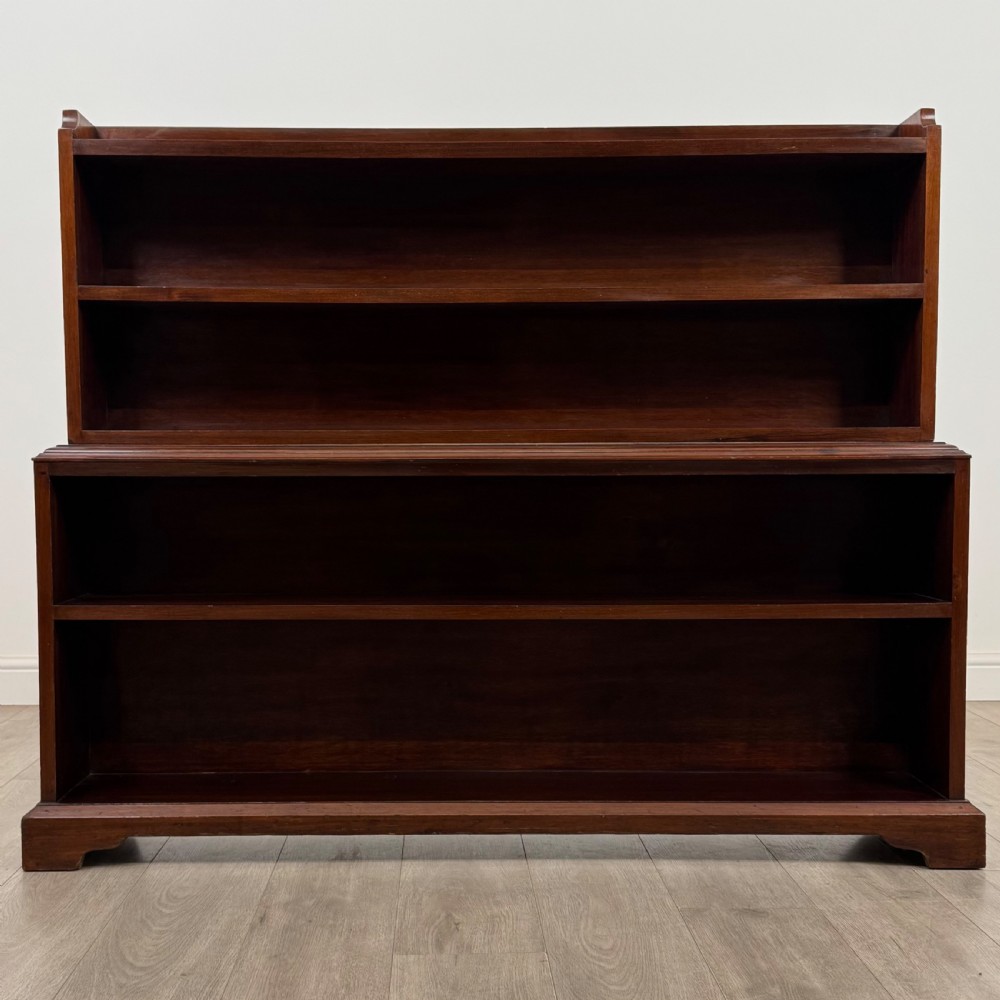 Antique 20th Century Good Quality Bookcase In Mahogany  View II