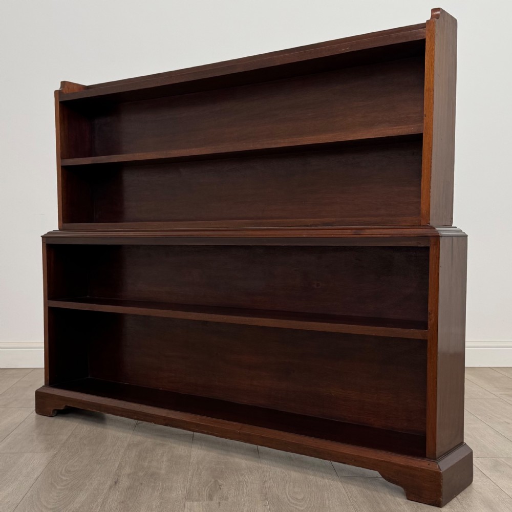 Antique 20th Century Good Quality Bookcase In Mahogany  View III