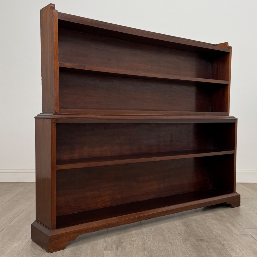 Antique 20th Century Good Quality Bookcase In Mahogany  View IX