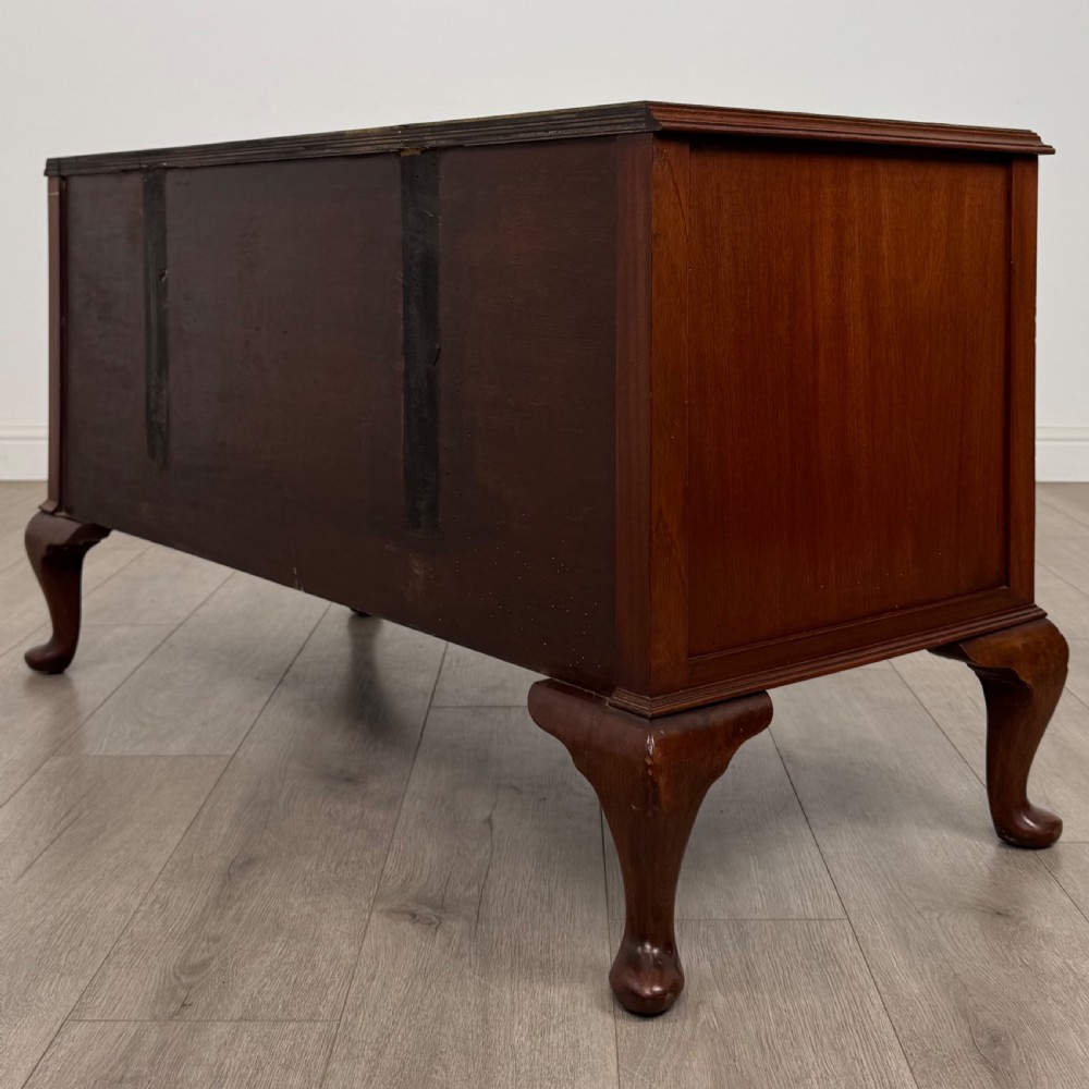  Antique 20th Century Low Chest Of Drawers In Walnut  View VI