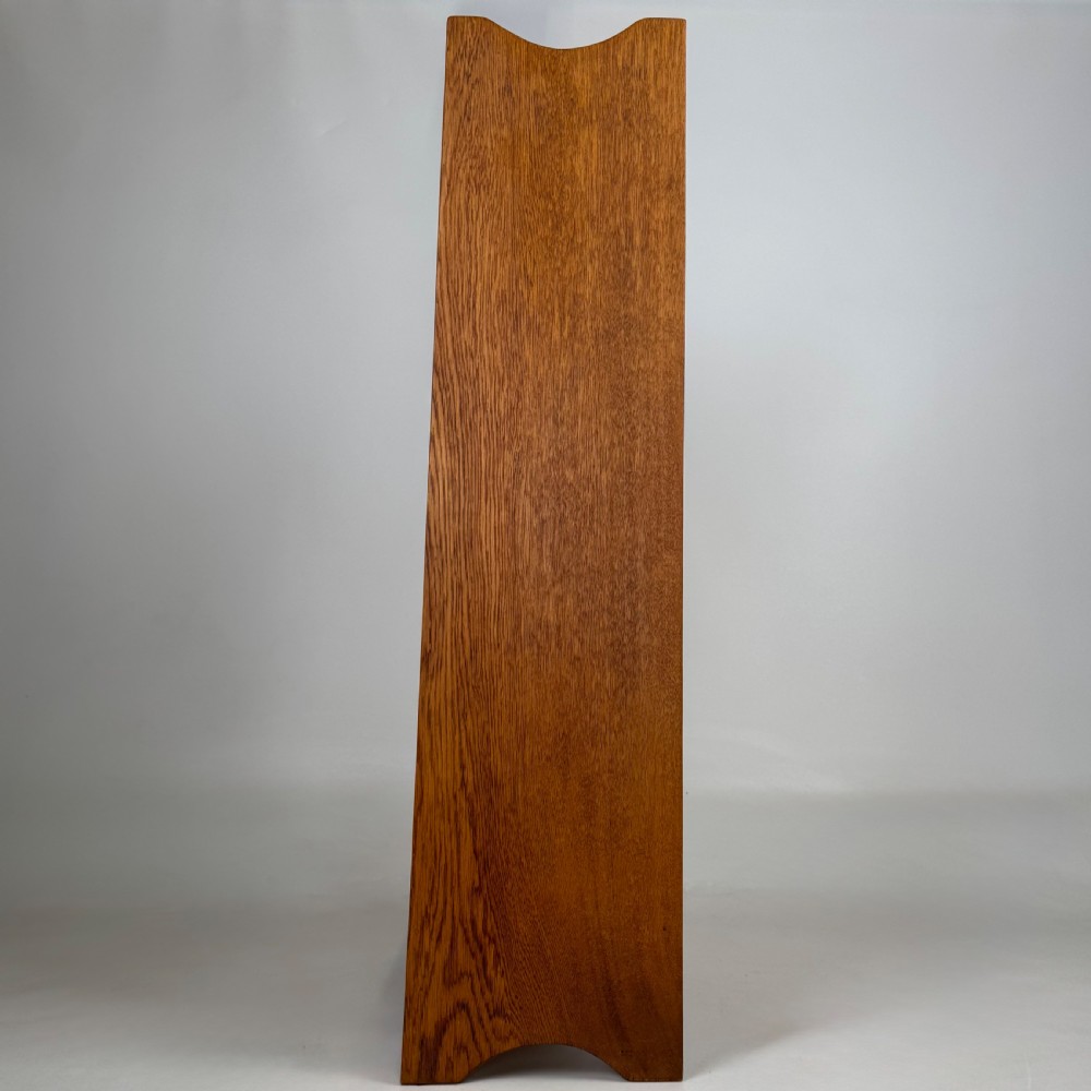 Antique 20th Century Good Quality Small Golden Oak Bookcase  View IV