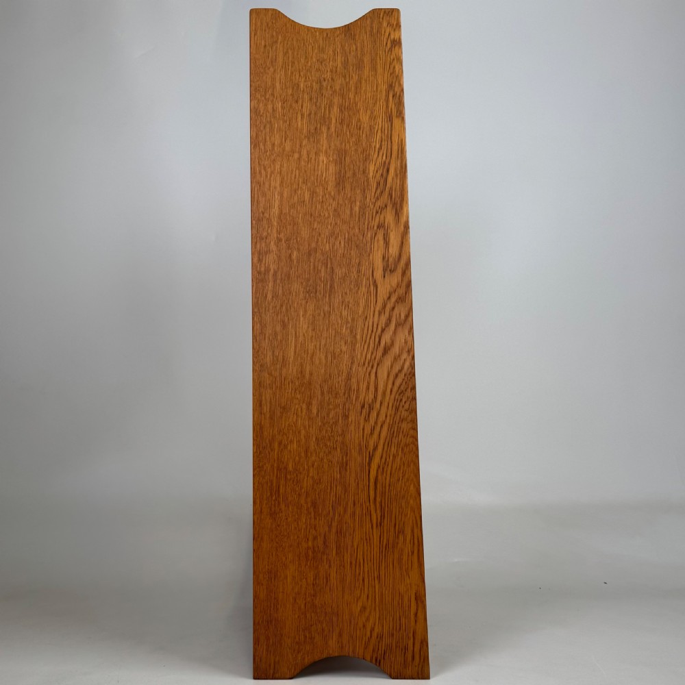 Antique 20th Century Good Quality Small Golden Oak Bookcase  View IX