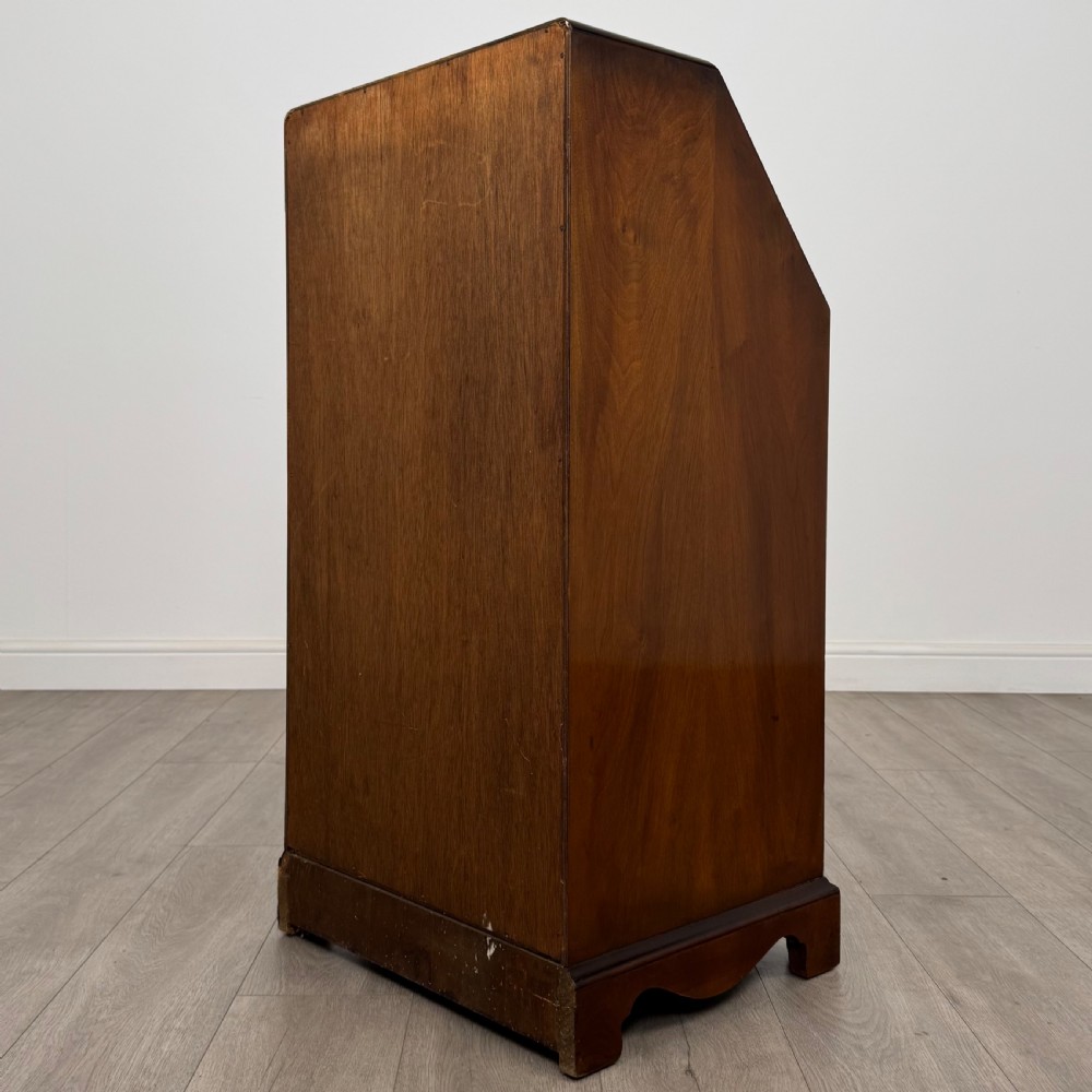  Antique 20th Century Narrow Bureau In Walnut  View VII