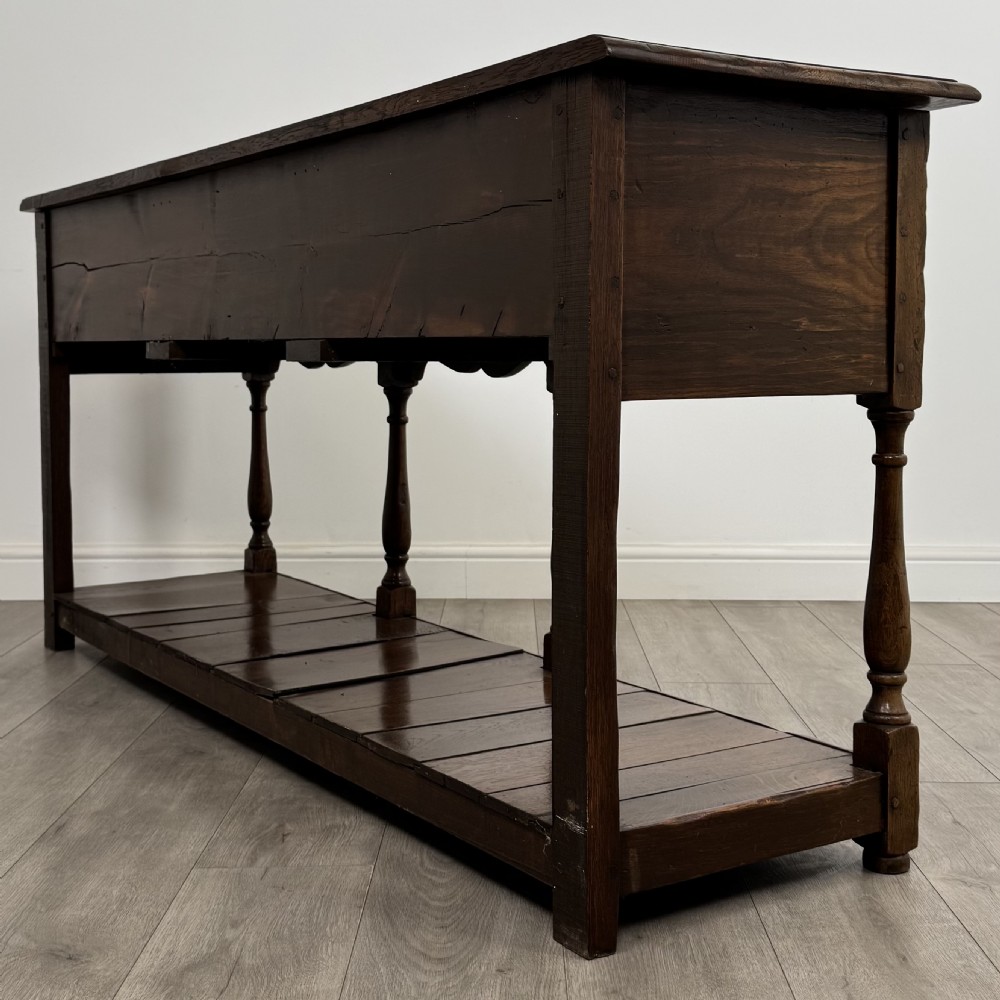  Antique 20th Century Fine Quality Dresser Base In Oak  View VI
