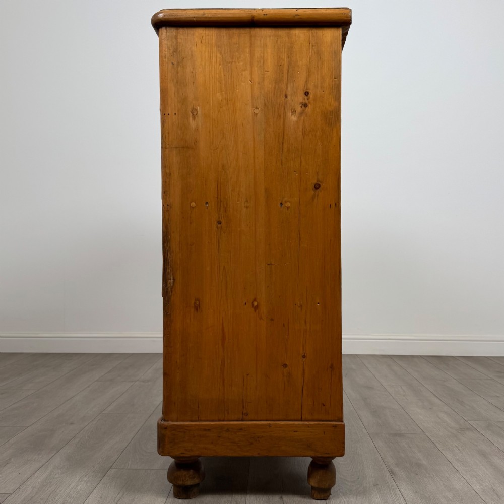  Antique 19th Century Farmhouse Pine Chest Of Drawers  View III