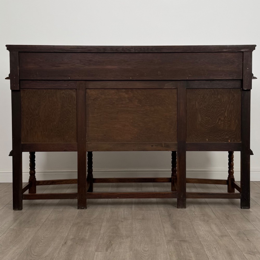 Antique 20th Century Fine Quality Jacobean Style Oak Sideboard  View VI