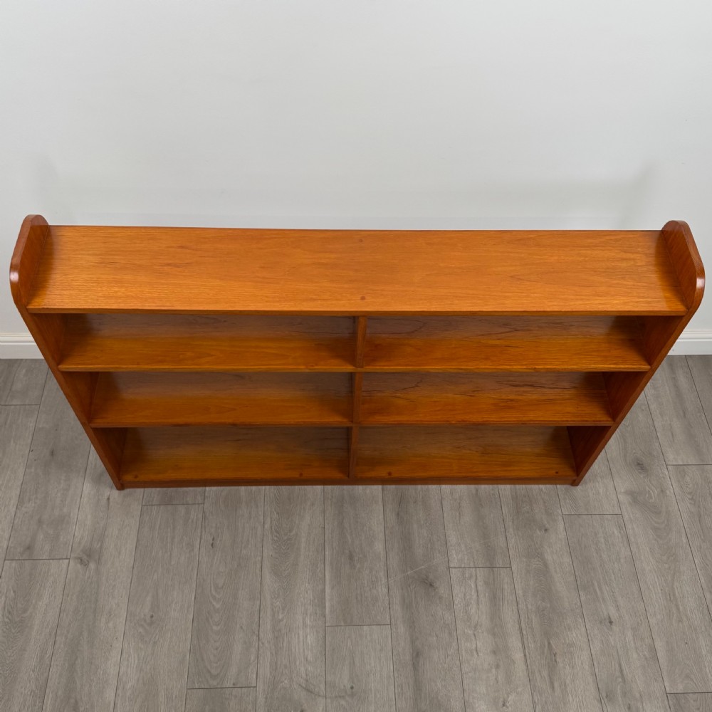 Antique 20th Century Large Open Bookcase In Oak View X