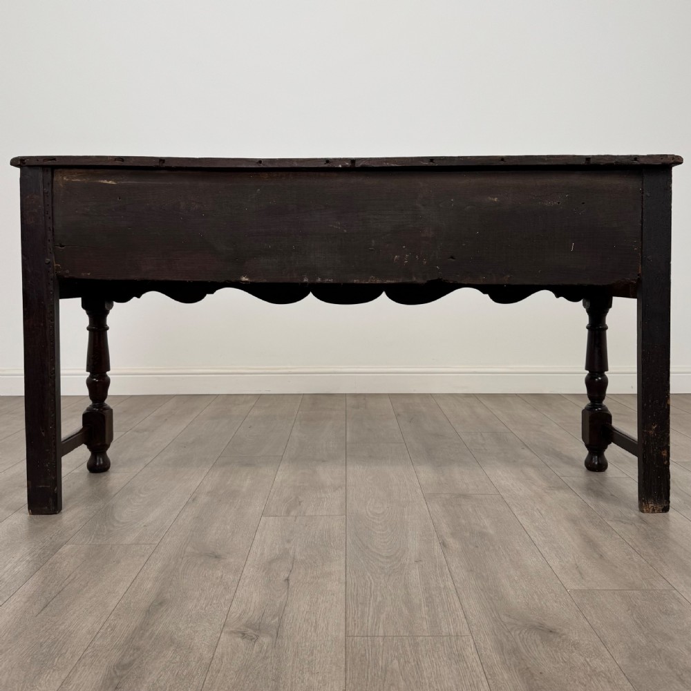 Antique 18th Century Jacobean Style Dresser Base In Oak View V