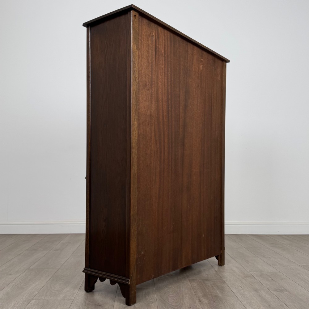 Antique 20th Century Open Bookcase In Oak  View VI