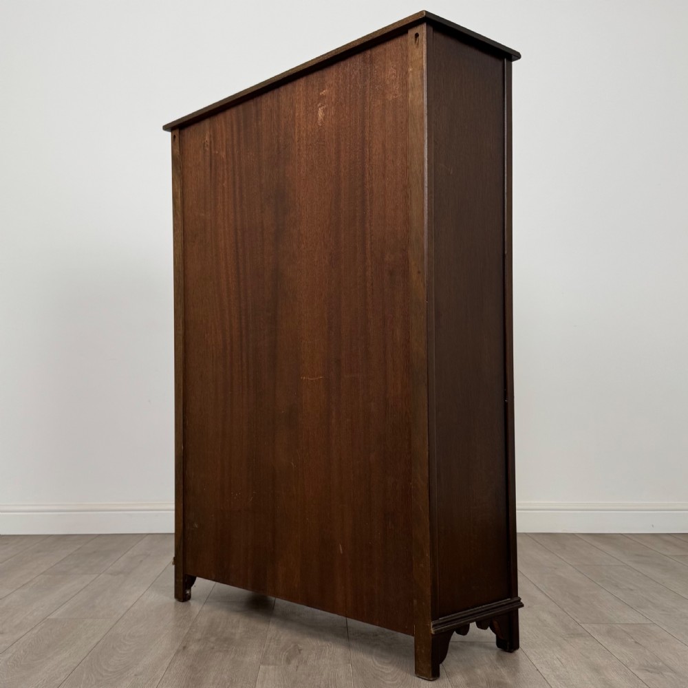 Antique 20th Century Open Bookcase In Oak  View VIII