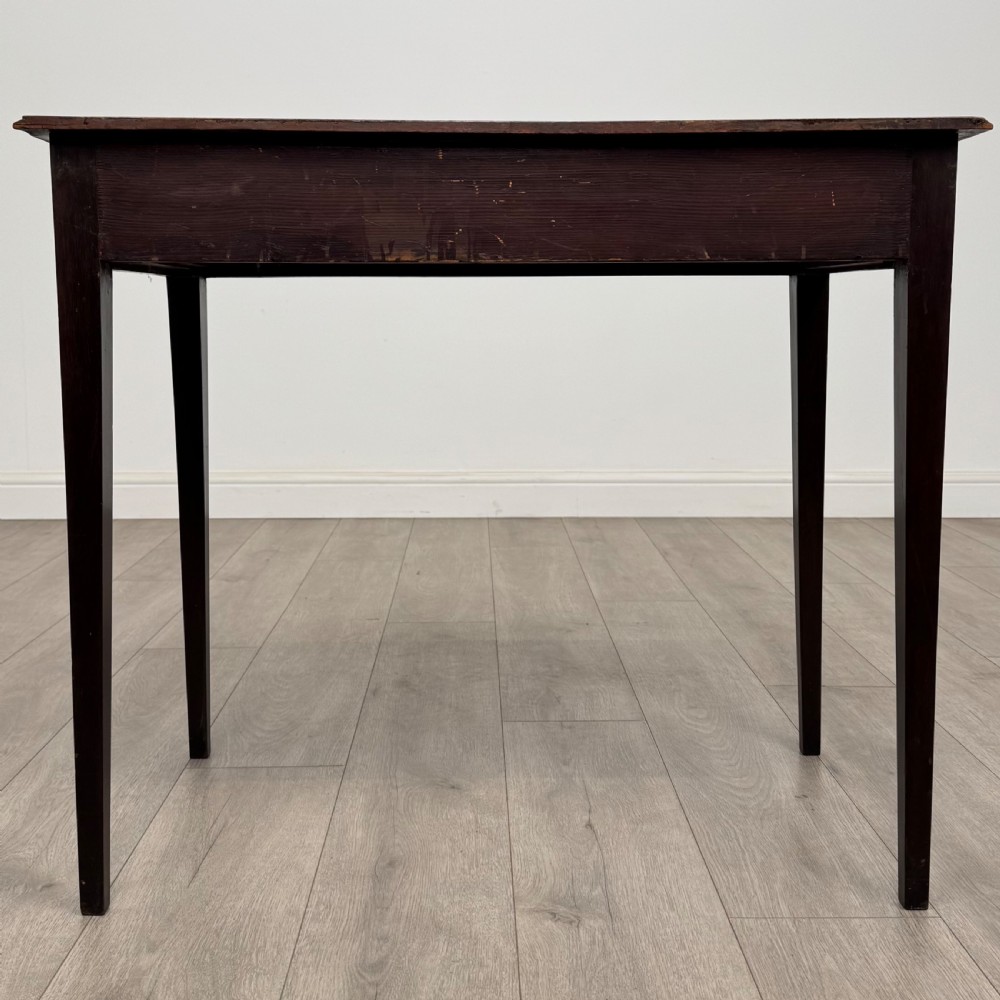 Antique 18th Century Good Quality Writing Table In Mahogany  View V
