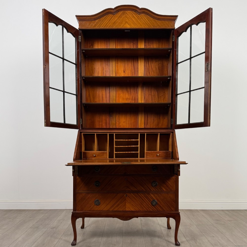  Antique 20th Century Bureau Bookcase In Mahogany  View III