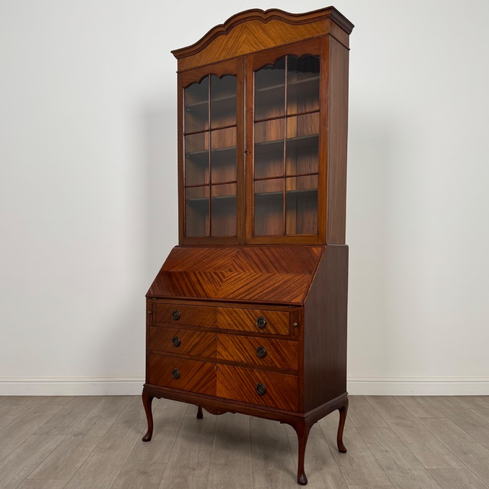  Antique 20th Century Bureau Bookcase In Mahogany  View IV