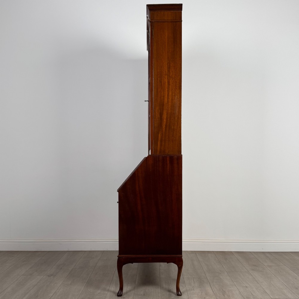 Antique 20th Century Bureau Bookcase In Mahogany  View V