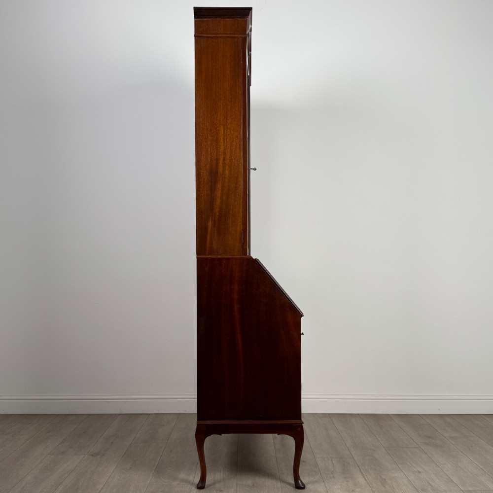  Antique 20th Century Bureau Bookcase In Mahogany  View IX