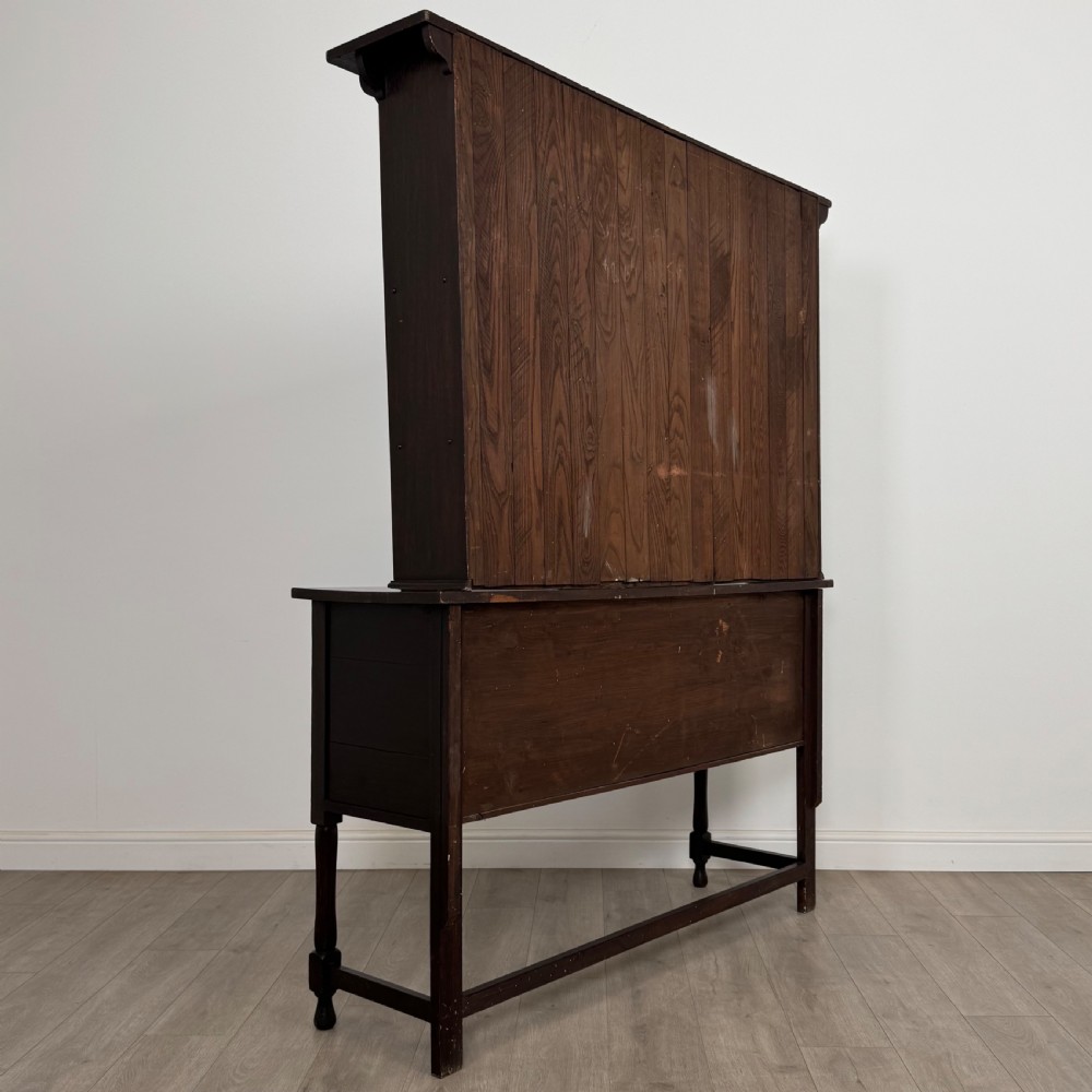 Antique 20th Century Art Nouveau Style Dresser In Oak View V