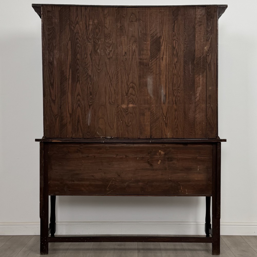 Antique 20th Century Art Nouveau Style Dresser In Oak View VI