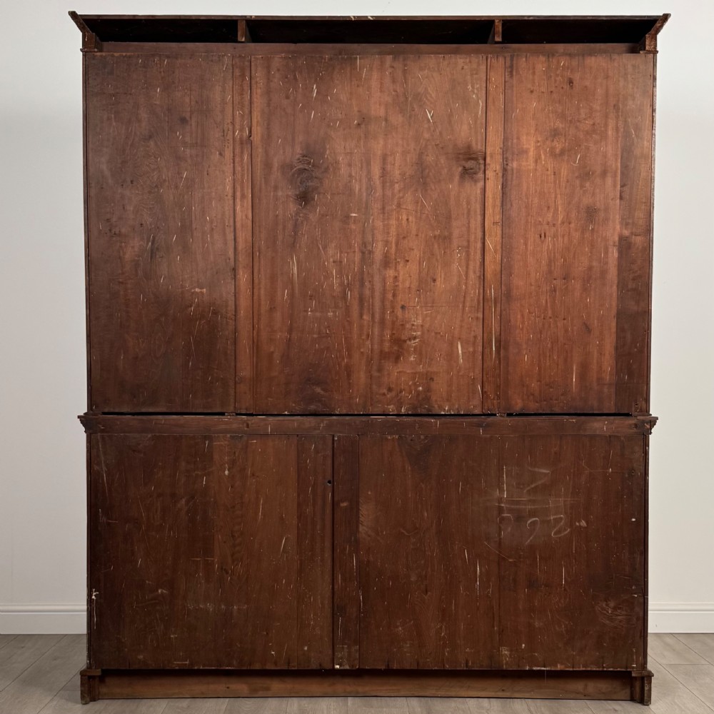 Antique 19th Century Fine Quality Bookcase In Mahogany  View VI