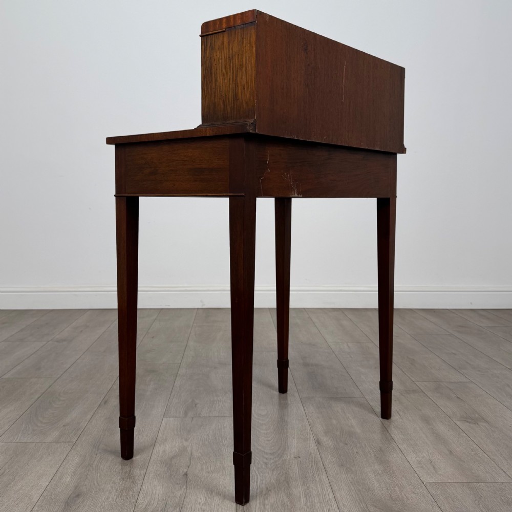 Antique 20th Century Small Writing Table In Mahogany  View V