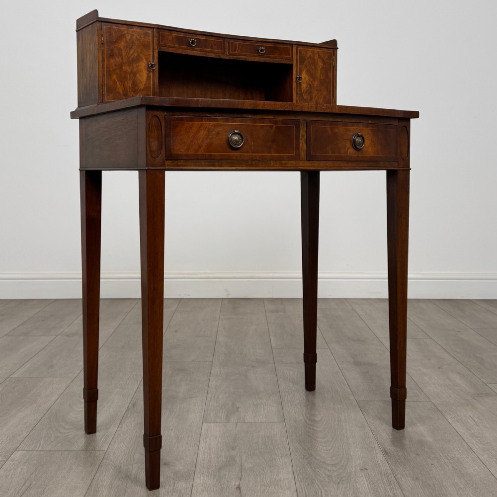 Antique 20th Century Small Writing Table In Mahogany  View IX