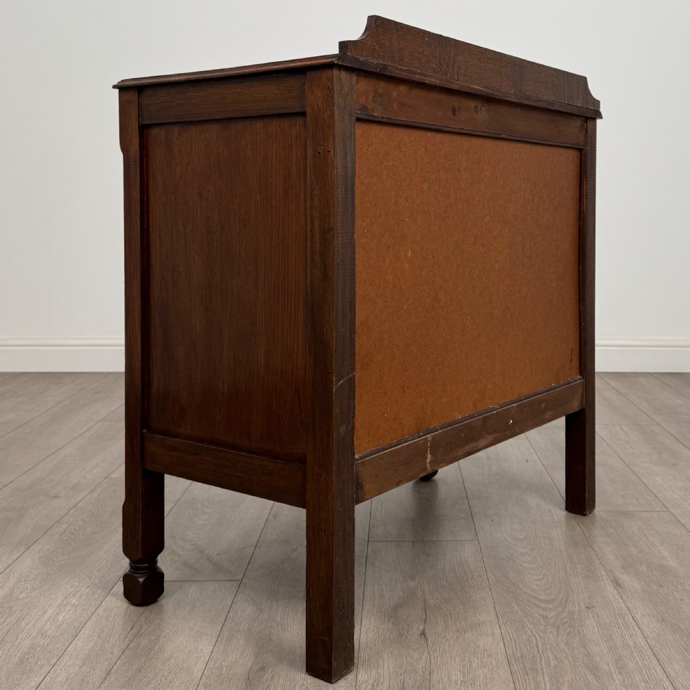Antique 20th Century Good Quality Chest Of Drawers In Oak  View IV
