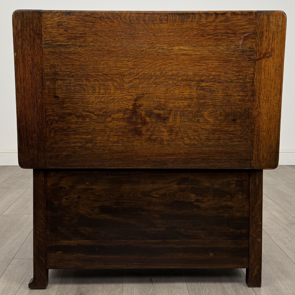 Antique 20th Century Good Quality Monks Bench In Oak  View VI