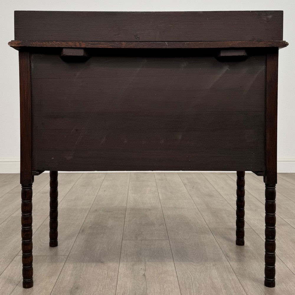 Antique 20th Century Bobbin Turned Chest Of Drawers In Oak  View V