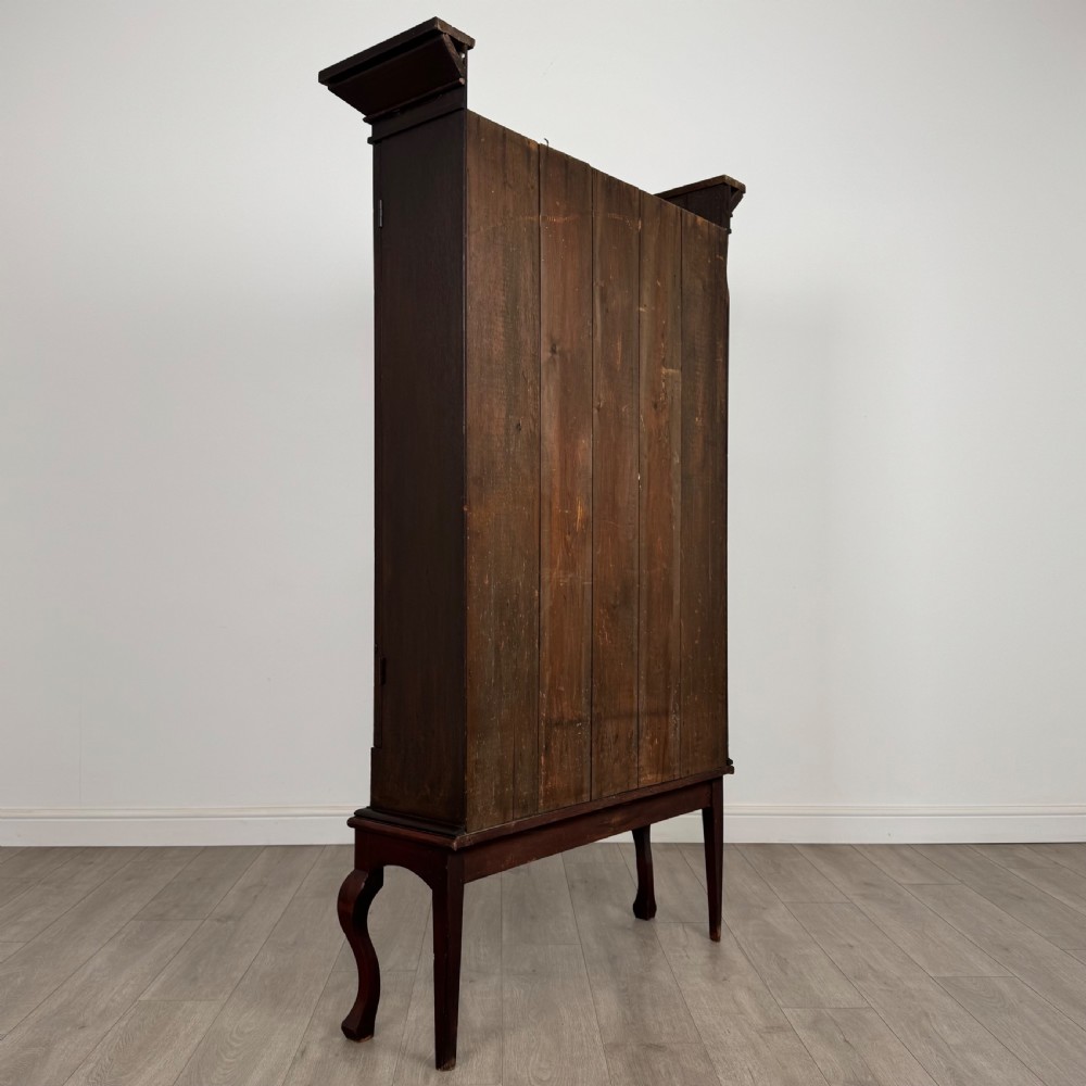  Antique 18th Century Fine Quality Display Cabinet In Mahogany View VI