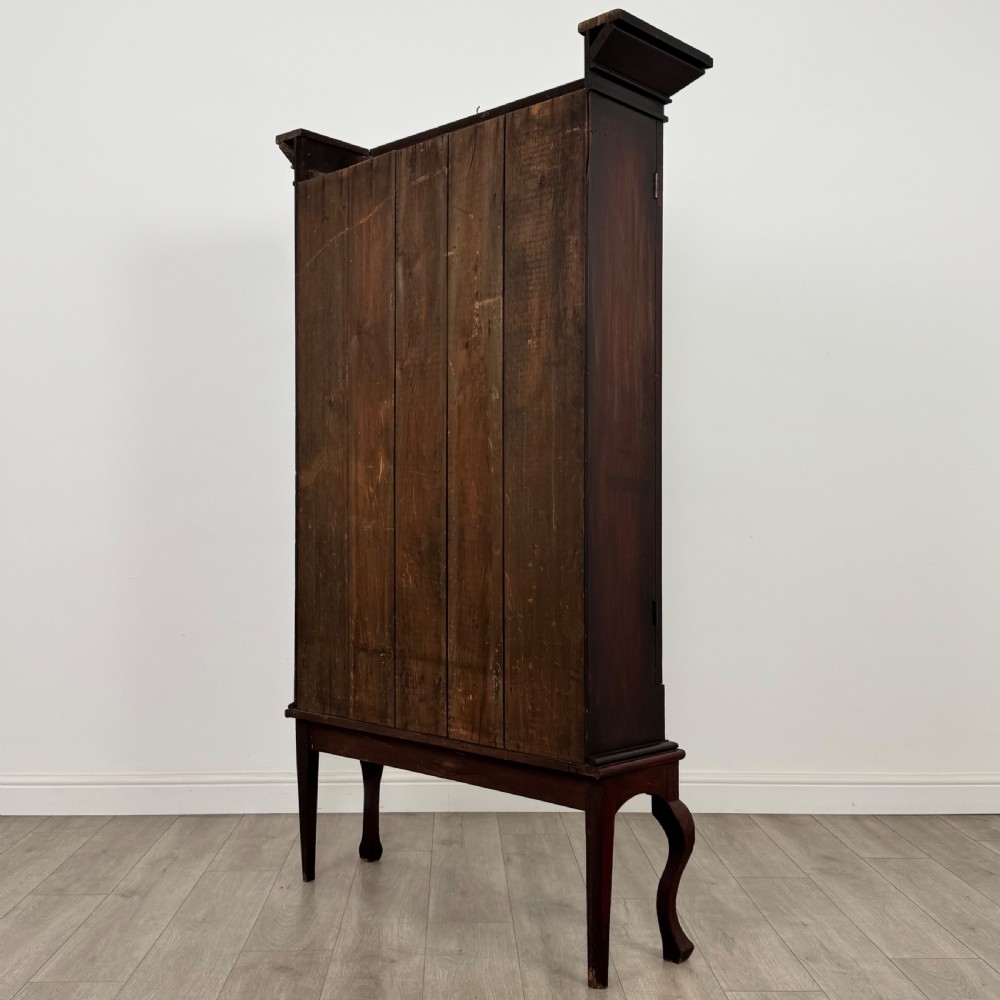  Antique 18th Century Fine Quality Display Cabinet In Mahogany View VIII